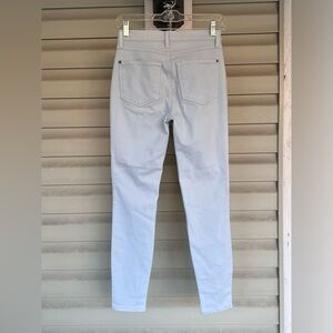 Yoga Jeans High Rise Straight Slim Leg Light Aqua Womens Sz 25x27.5-measured